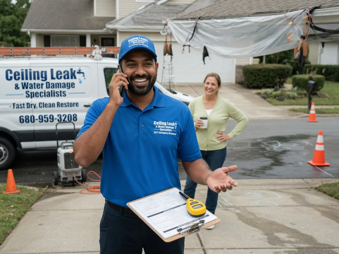 Ceiling Leak Cleanup Galata, MT FAQs
